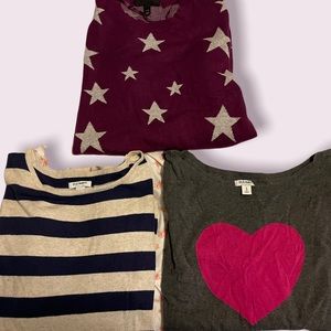 3 Crew Neck Sweaters